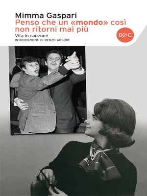 cover image of Penso che un «mondo» così non ritorni mai più.